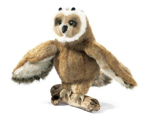 Short Eared Owl Hand Puppet from Folkmanis Puppets
