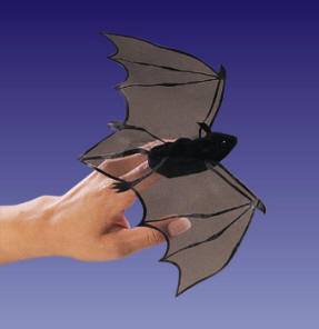 Mini Bat Finger Puppet from Folkmanis Puppets