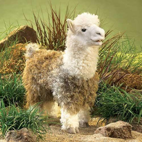 Alpaca Hand Puppet from Folkmanis Puppets