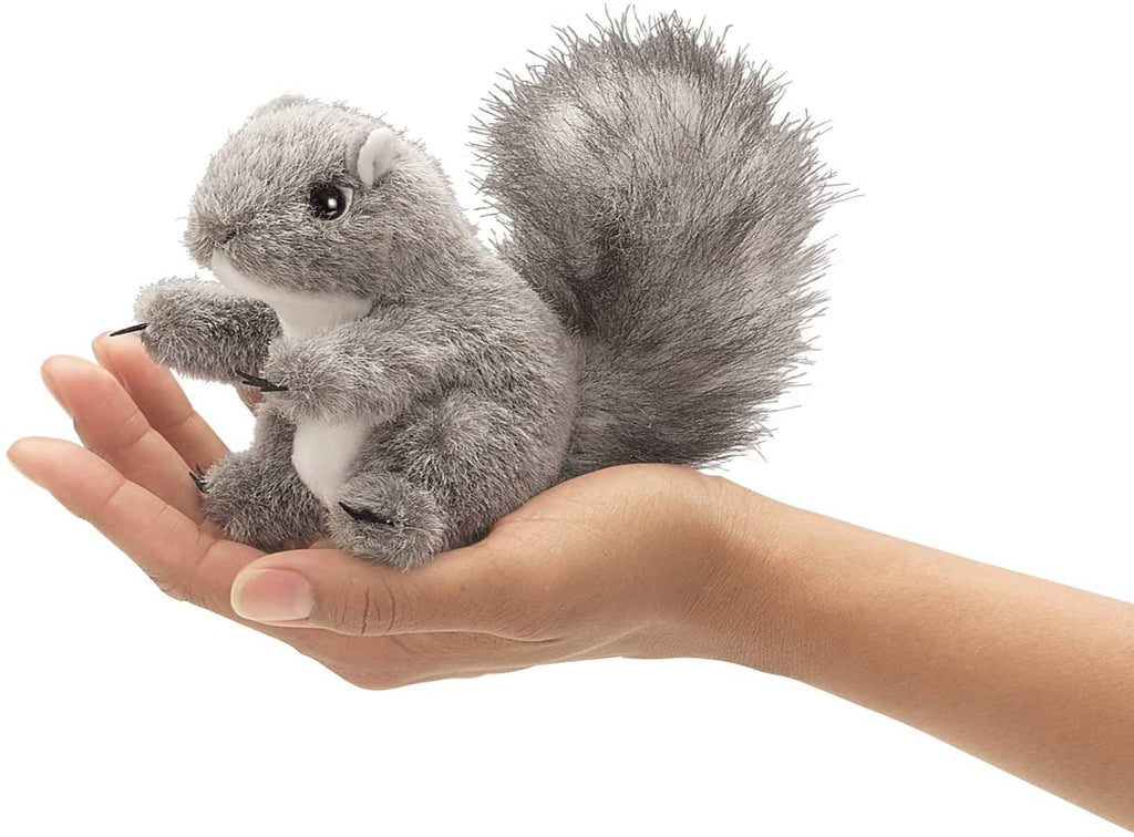 Mini Squirrel Finger Puppet from Folkmanis Puppets - AardvarksToZebras.com