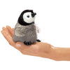 Mini Penguin, Emperor Baby Finger Puppet from Folkmanis Puppets - AardvarksToZebras.com