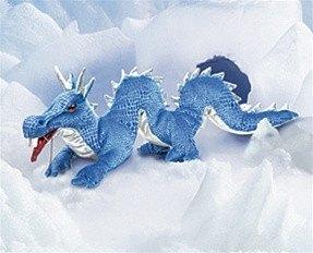 Blue Dragon Puppet from Folkmanis Puppets - AardvarksToZebras.com