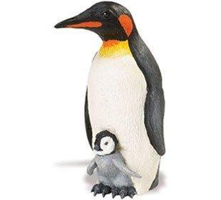 Incredible Creatures Emperor Penguin with Baby Replica from Safari