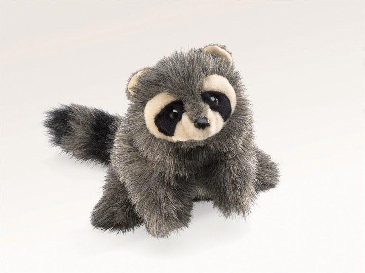 Raccoon, Baby Hand Puppet from Folkmanis Puppets - AardvarksToZebras.com