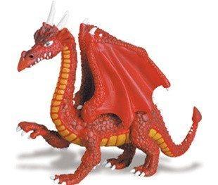 Red Dragon Miniature from Safari - AardvarksToZebras.com