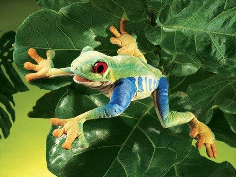 Red-Eyed Tree Frog Hand Puppet from Folkmanis  Puppets