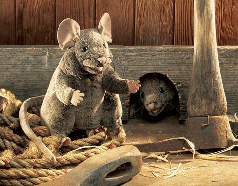 Brown Mouse Hand Puppet from Folkmanis Puppets
