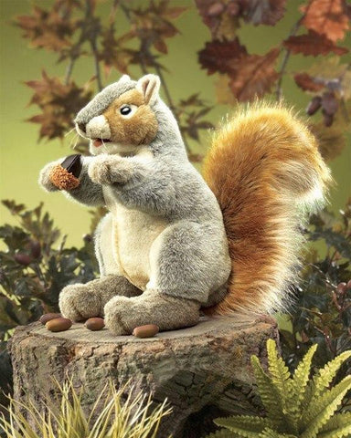 Gray Squirrel Hand Puppet from Folkmanis Puppets