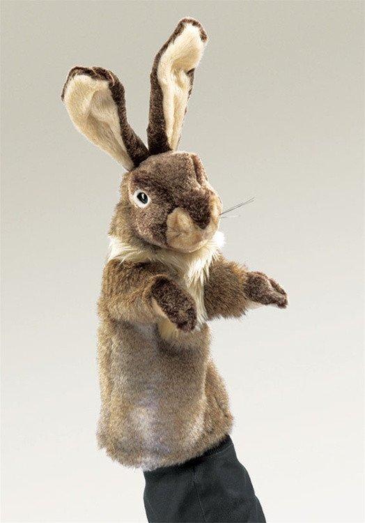 Rabbit Stage Puppet from Folkmanis Puppets - AardvarksToZebras.com